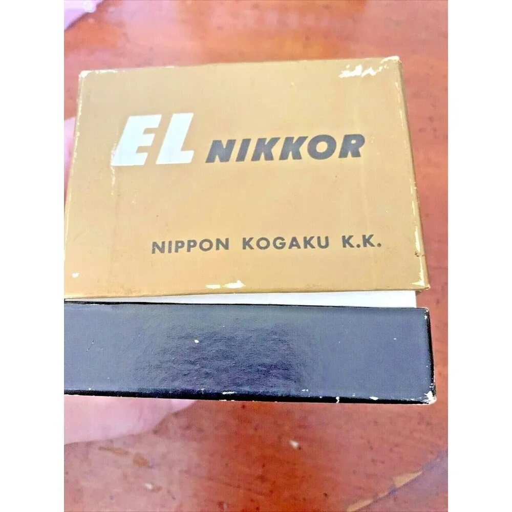 Nikon EL Nikkor 50mm f4 Enlarger Lens From Japan w/ Bubble Case 1960’s Darkroom